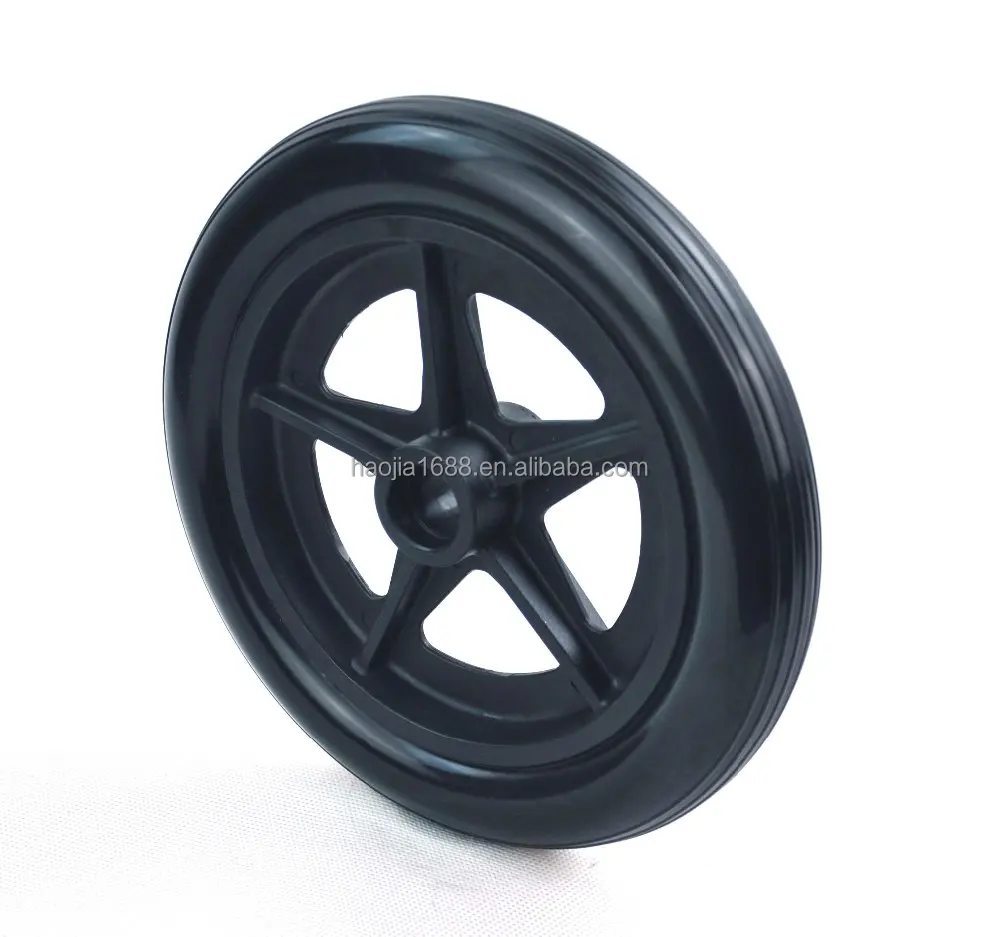 Source factory products 200X30 mm foamed polyurethane wheelchair wheel