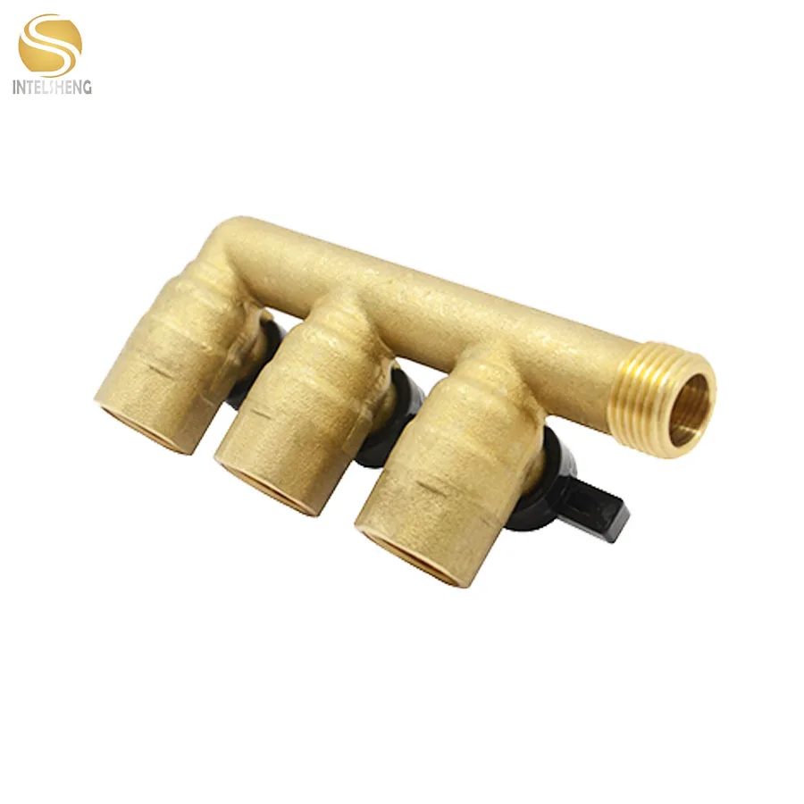 2 way brass valve manifolds Stainless Steel/Brass Floor Heating Systems & Parts Manifold