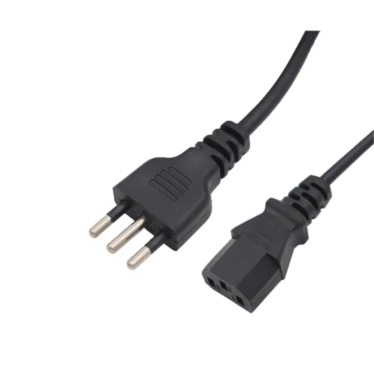 Symond Factory Outlet 1.5M Italy AC power cable for Laptop wholesale 220V computer cable Italy style power cord