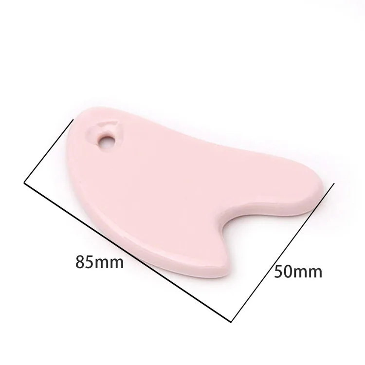 Ceramic Facial Gua Sha Board Ceramic Facial Massage Tool Body Skincare Gua Sha Tool for Spa Acupuncture Therapy Treatment