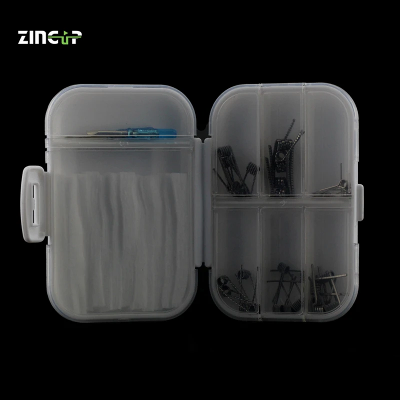 
Wholesale Vape Accessories Heating Wire With Cotton Fabric 6 in 1 Prebuild Coils Box 