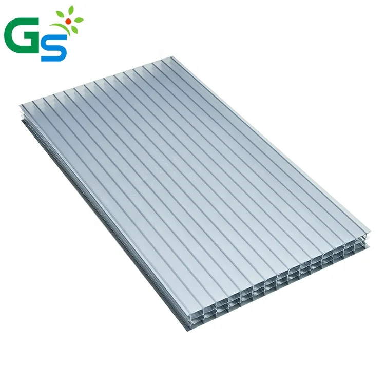 Green Anti UV PC Hollow Sheet Polycarbonate Roof Price
