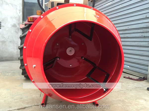 Tractor PTO driven Concrete Mixer ,3-point Tractor Cement Mixer