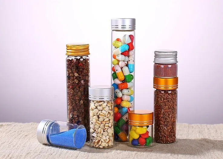 
 Пустой прозрачный стеклянный флакон с алюминиевой крышкой/бутылка для хранения, маленькая стеклянная бутылка для вина, Капсульная бутылка  