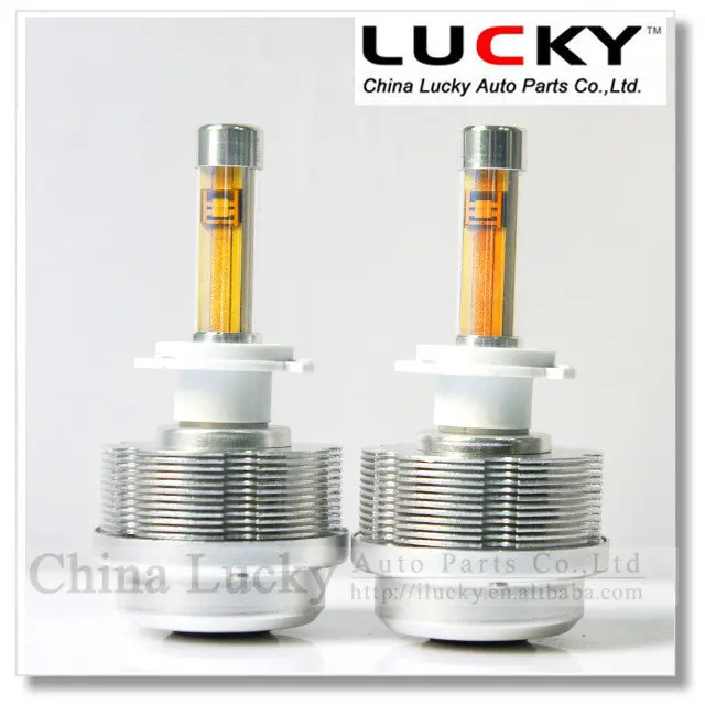 Auto Parts 30W 3600LM Amber 2S H4 LED Headlights