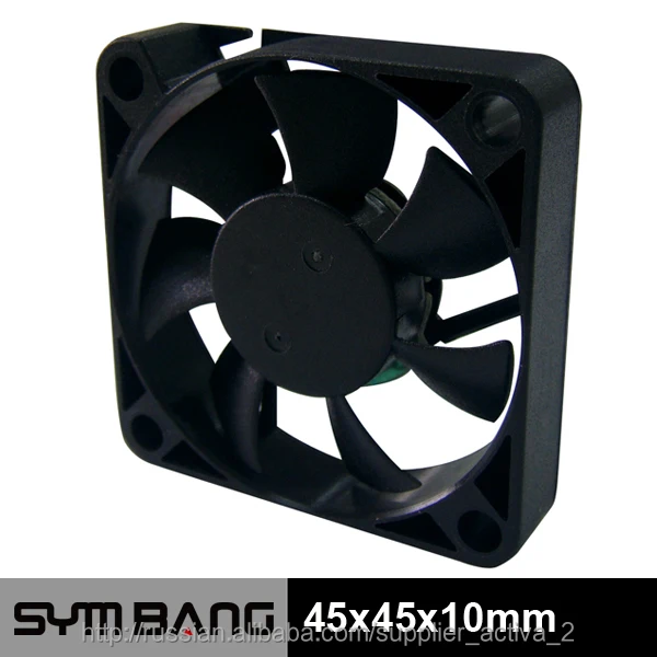 45x45x10мм 24 вольт dc осевой вентилятор постоянного тока (D4510-A)