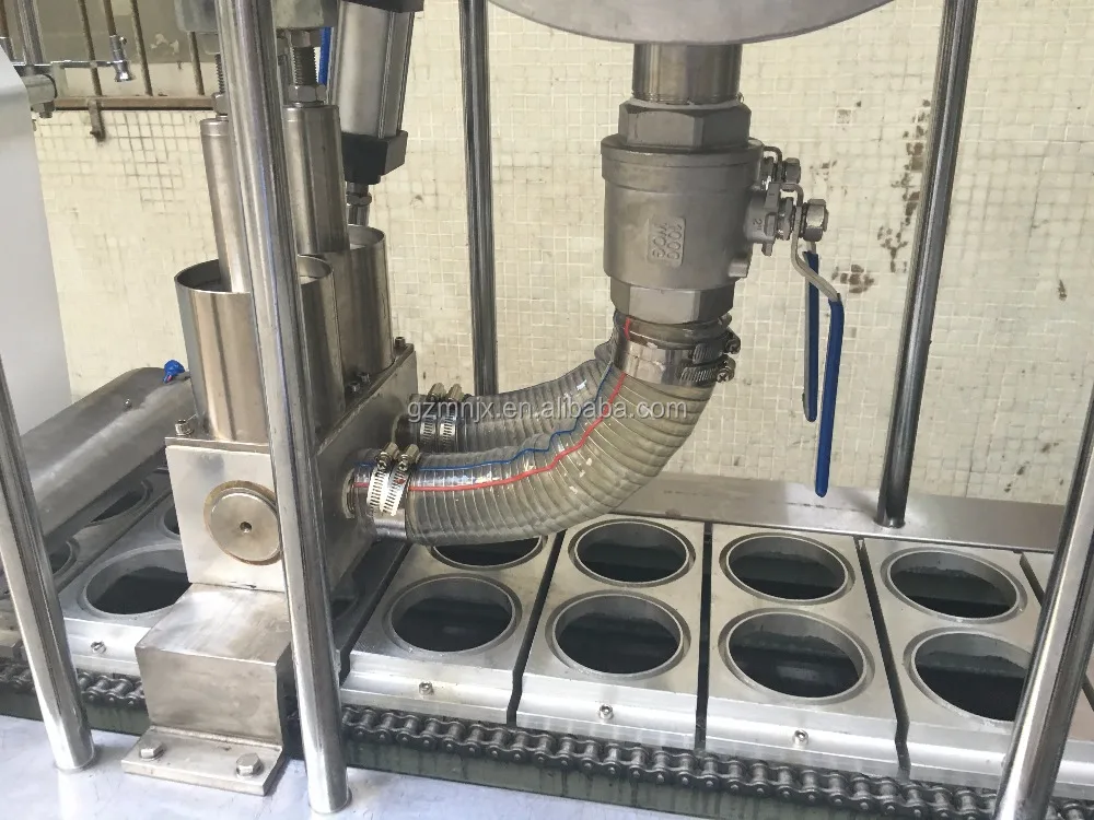 Stainless steel Automatic water plastic yogurt jelly cup filling and sealing machine