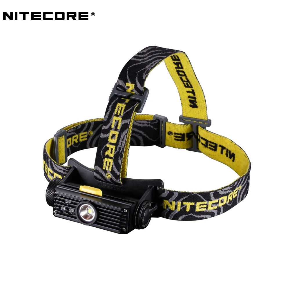 Налобный фонарь NITECORE HC90 900 люмен 110 метров IPX8 RGB-подсветка для кемпинга на открытом воздухе алюминиевый сплав 18650 зарядка