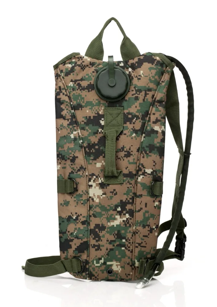 Custom Outdoor Trekking Camping Water Bag Water Bladder 3L Tactical Hydration Backpack