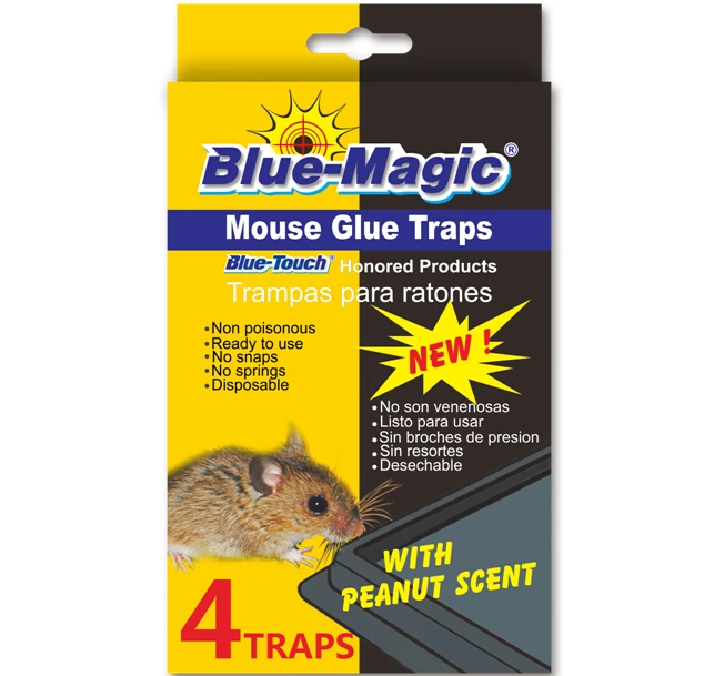 HOT SALE BLUE MAGIC PLASTIC MOUSE GLUE TRAP BOARD SUPPLIER