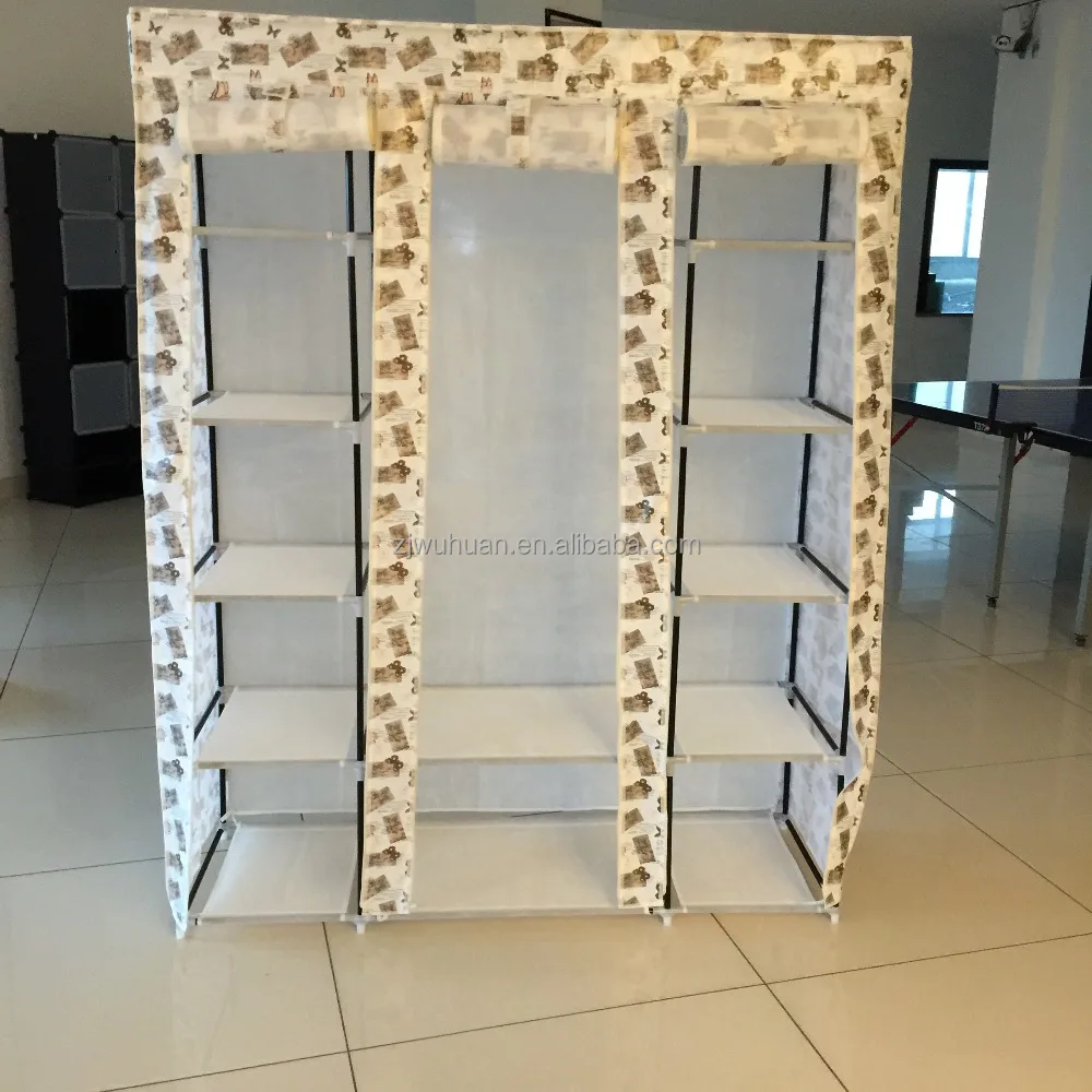 Modern bedroom clothes cabinet,Non-woven fabric cloth wardrobe