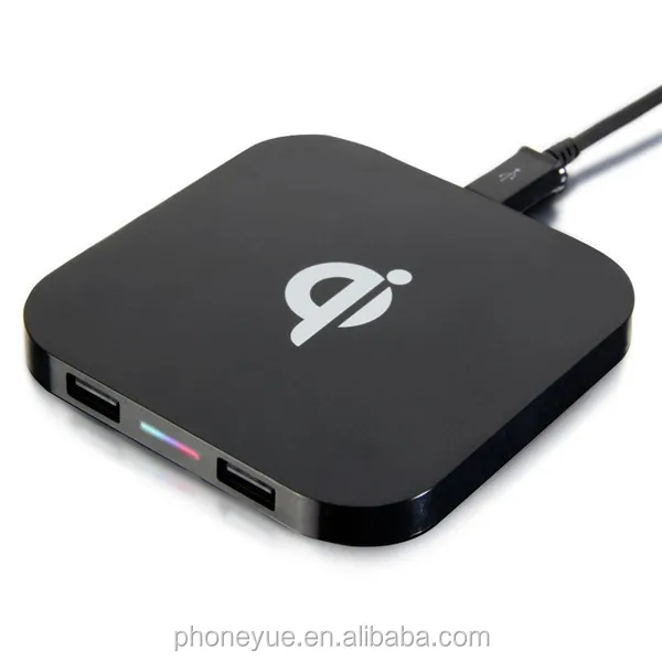 2016 новый многофункциональный 4 порта usb ци wireless power bank зарядное устройство для iphone