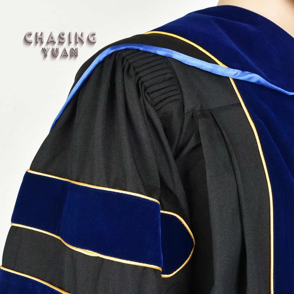 
Customized Doctorate PhD Graduation Gown Cap and Hood 