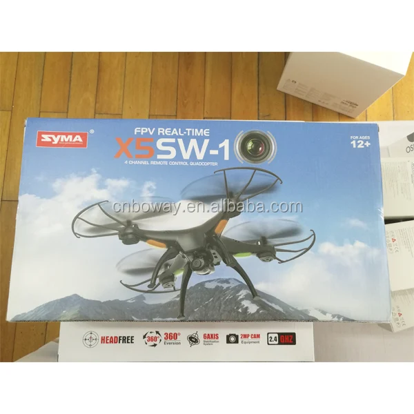 Syma X5SW WIFI FPV RC Headless Mode Drone with HD Camera, Syma X5SW