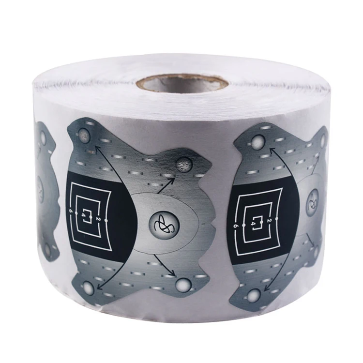 
500pcs Roll Blue Gray Frog Shape Nail Dual Form For Nail Art Acrylic UV Gel Tips Guide Extension 