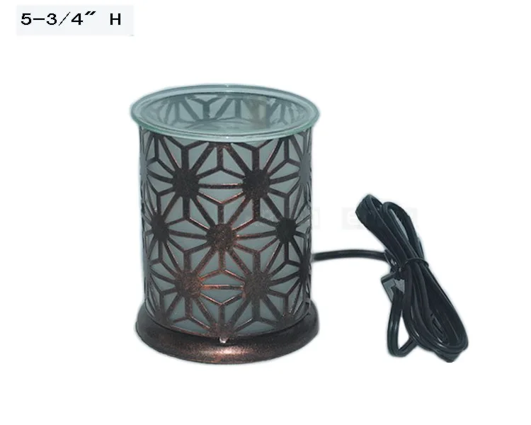 Glass essential oil burner wax warmer