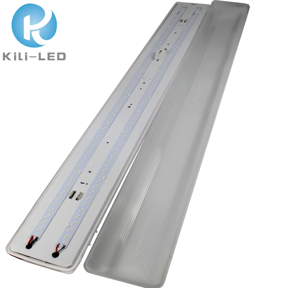 4ft 8ft ETL DLC  wholesale manufacturer price High Lumen 40W 50W 80W 100W IP65 LED Tri-proof Light triproof vapor tight light