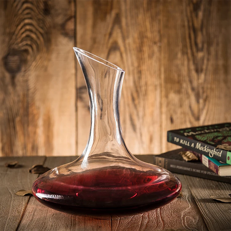 Large Capacity Crystal Round Glass Antique Wine Decanter Wine Carafe