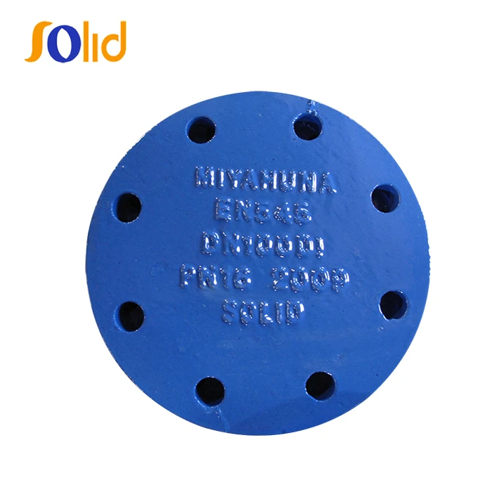 ISO2531 EN545 Ductile Cast Iron Blind Flange PN16