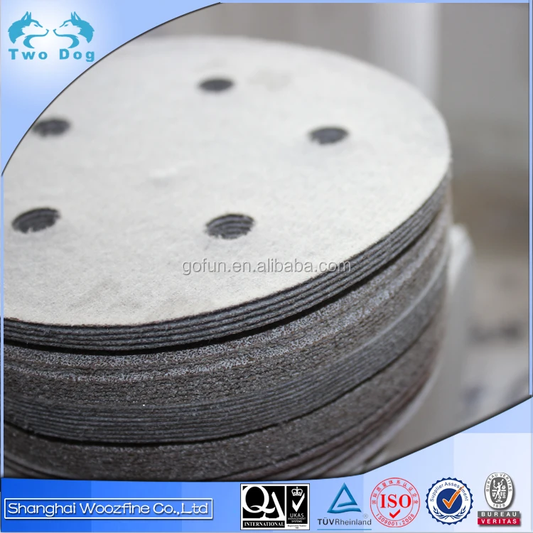 Hook and loop backing and PSA disc with holes and no holes abrasive disc