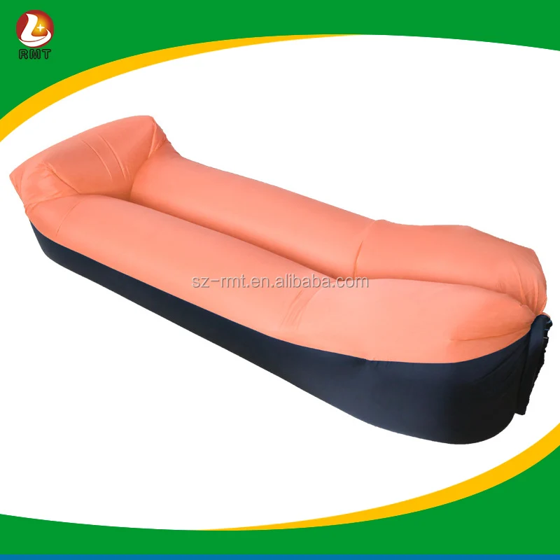 Inflatable Flocking Bean Bag Sofa, Inflatable Flocking Moon Chair, Inflatable Lazy air sofa chair for sale