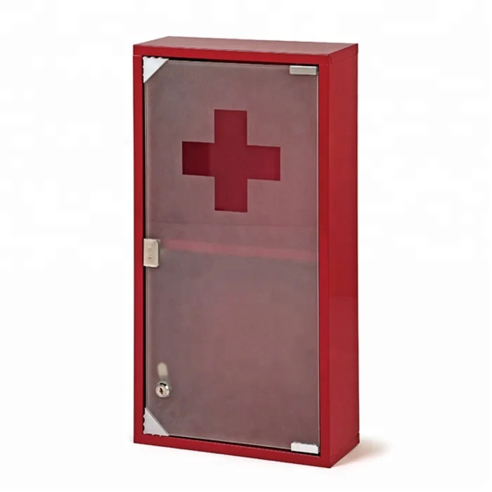 
Decorative Bathroom Corner Glass Metal Medicine Display Storage Cabinet With Lock 