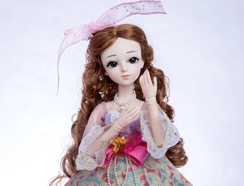 2019 new design 24 inches high quality beautiful BJD jointed vinyl BJD doll