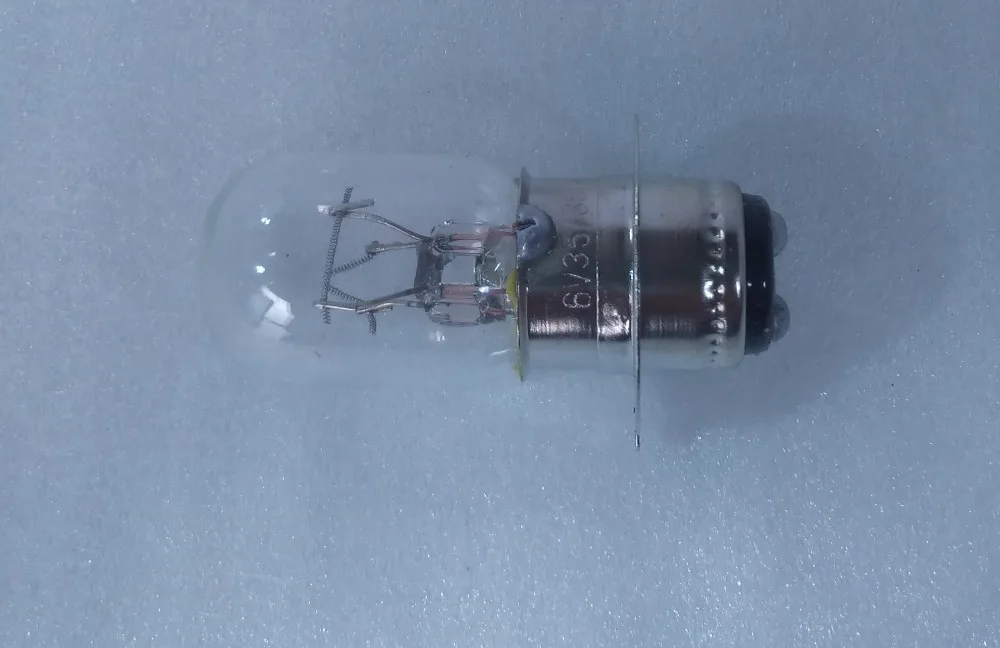 T19-P15D-25-3 BULB FOR HEADLIGHT 6V, 25/25W