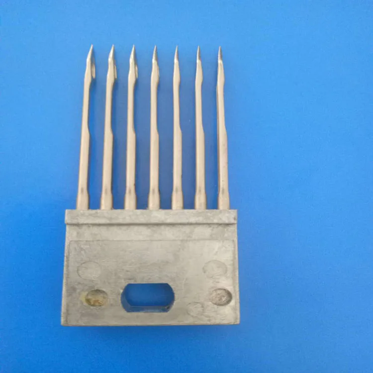 Tufted carpet machine spare parts with 6+6  single row needle module