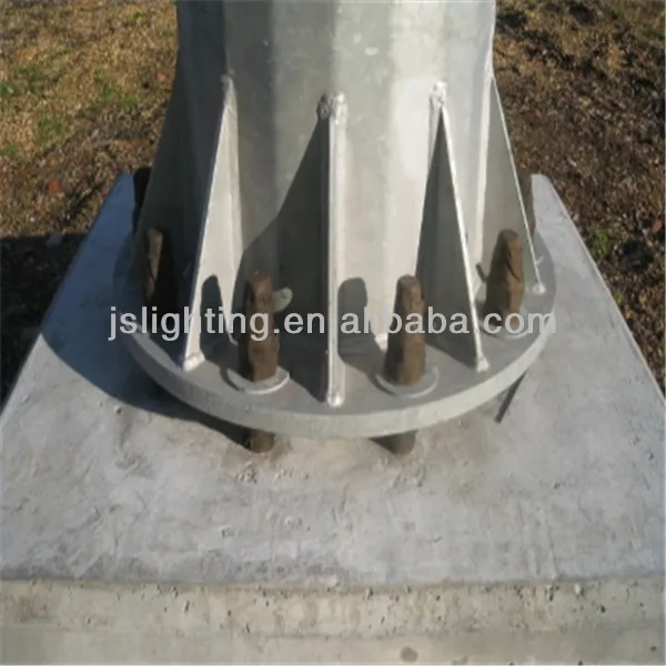 18m, 20m, 25m, 30m, 35m high mast lighting pole tower with raising & lower system