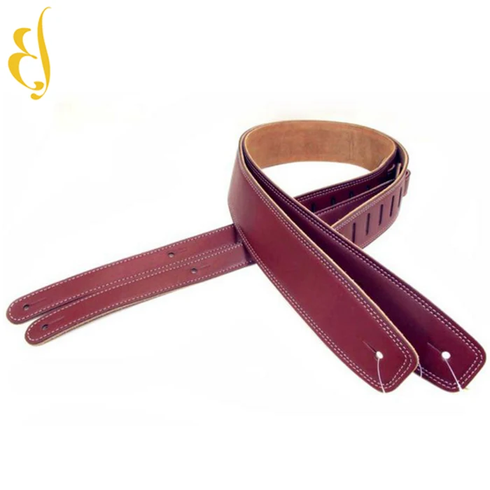 Leather factory professional custom musical band bass guitar straps