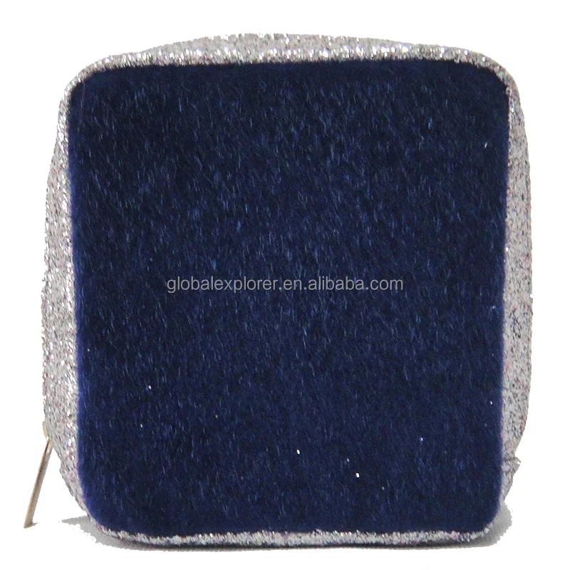 avon glittering shiny horse hair cosmetic bag
