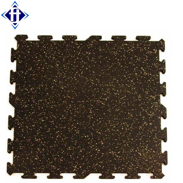 High Quality Interlocking Rubber Gym Floor For Crossfit