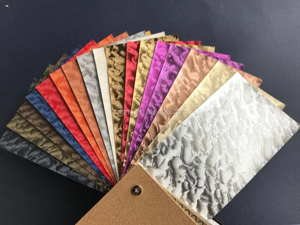 Glossy PVC Paper Vinyl Coated Book Binding and Box Wrapping Paper Made in China