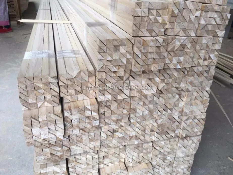triangle square sticks, wooden triangular strip