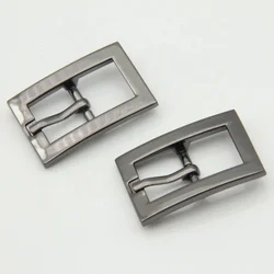 Classical Style Rectangle Black Nickel Metal Pin Buckle For Women Handbag
