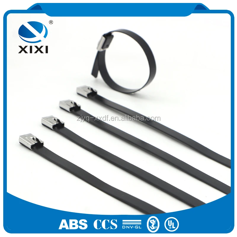 
Coated Stainless Steel Cable Ties with UL (European Standard) 