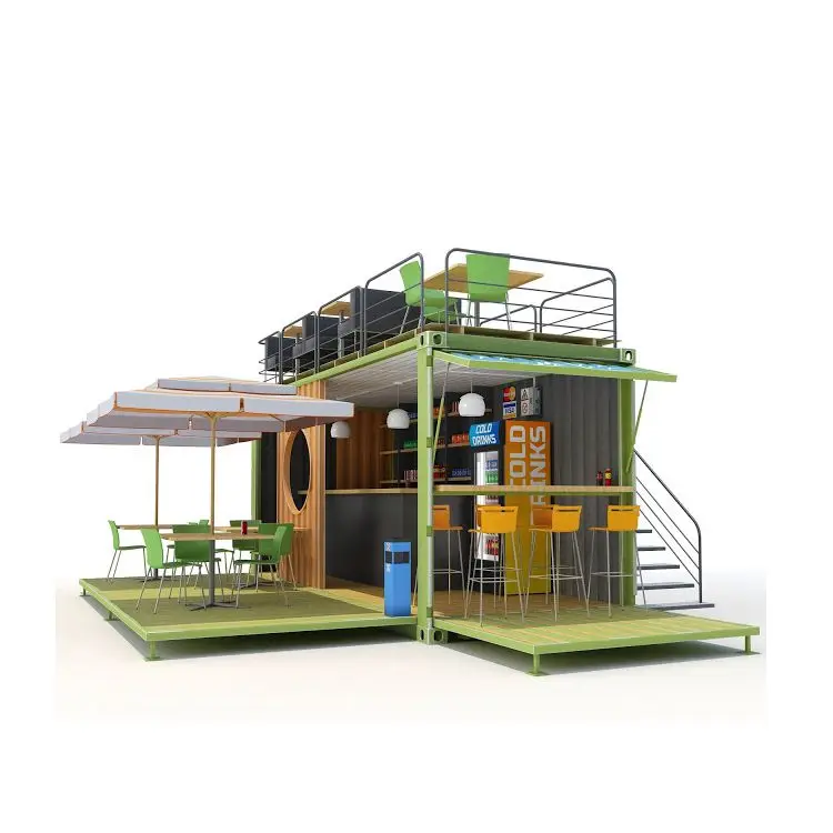 20ft shipping container bar sea containers for sale new sandwich panel comfortable house original gold supplier