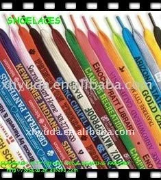 Wholesale Custom Printed Flat Shoelaces Sport Shoe Laces Sneaker Shoe Strings