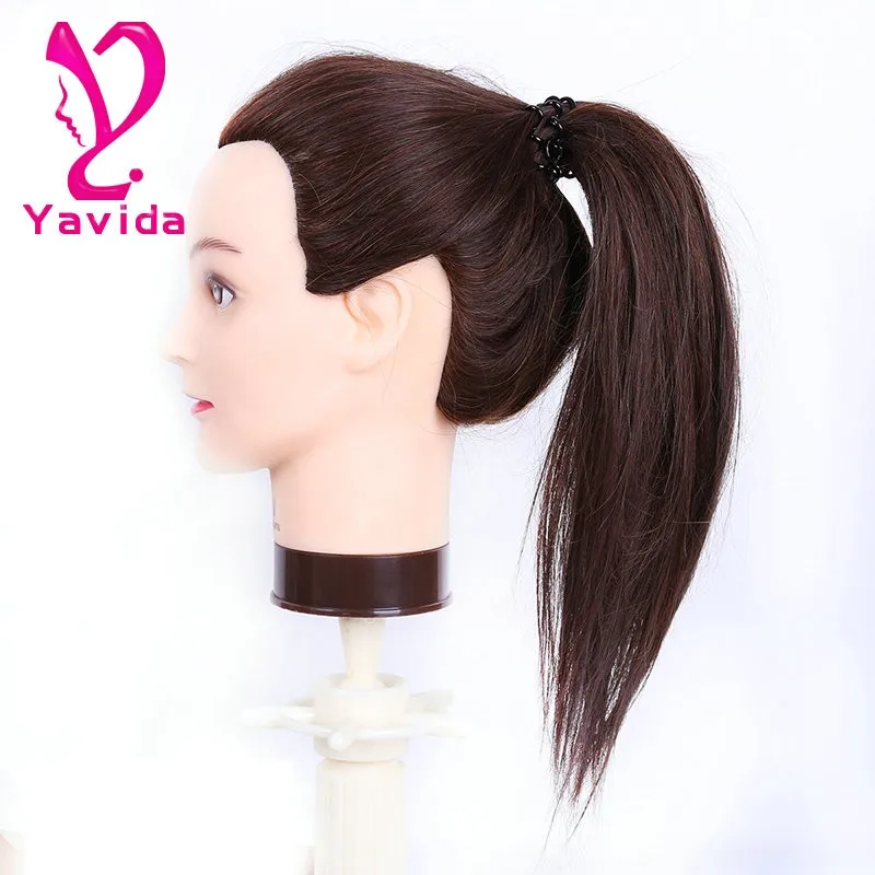 
wholesale mannequin head natural hair training head /hair dressing mannequin doll 