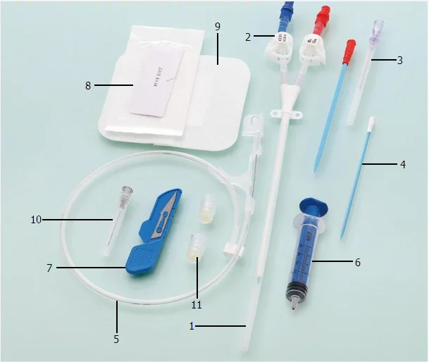 
CE/ISO Hemodialysis Catheter Kit Catheter 