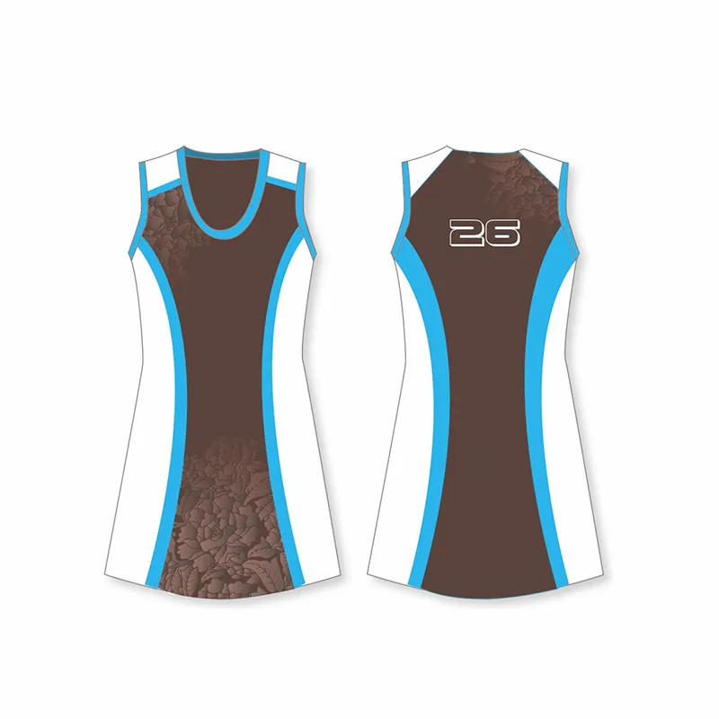 Coton Full sublimation custom netball dress women netball uniforms