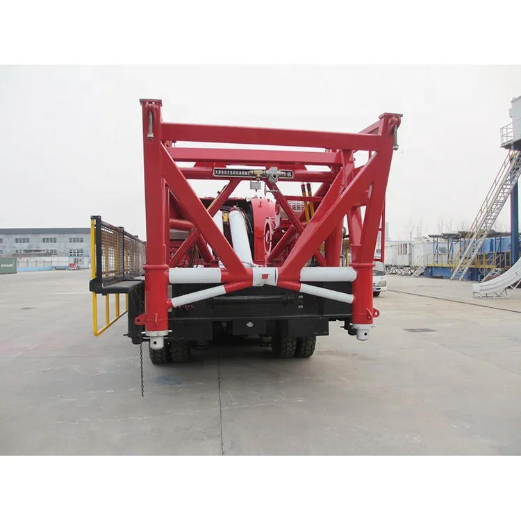 
High Efficient 1500m Mobile Oil Drilling Rig Truck Mounted Well Drilling Rig 