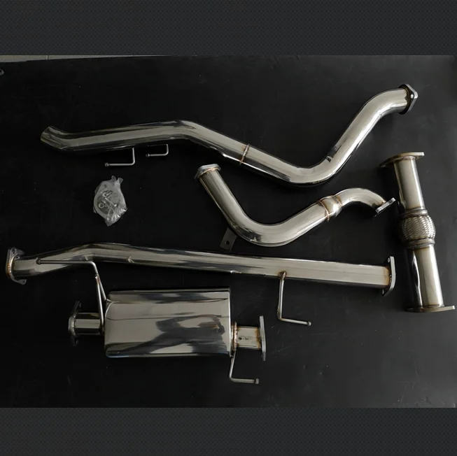 For isuzu Dmax 3L 2012 3 inch exhaust catback systerm for Dmax 3L exhaust pipe catback
