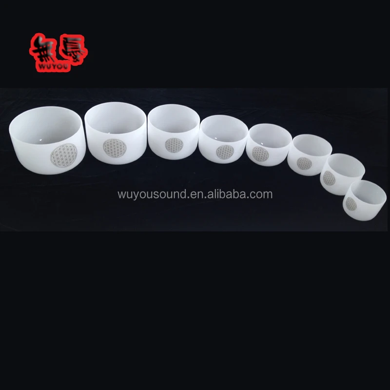 
24K Gold sticker Quartz Crystal singing bowl 