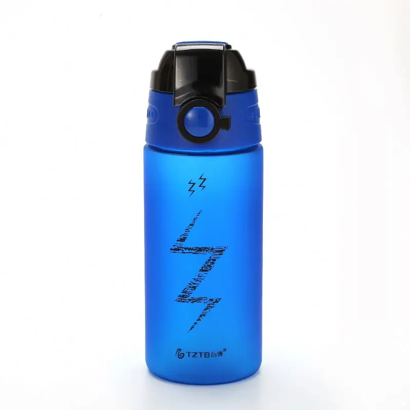 Cool sports cup Professional sports bottle, green plastic anti-bang