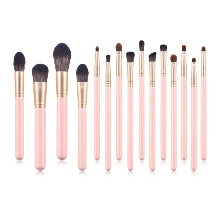 
15 Pcs Luxury Pro Cosmetic Brushes Kit / Foundation Powder Blush Eye Makeup Brushes Tool 