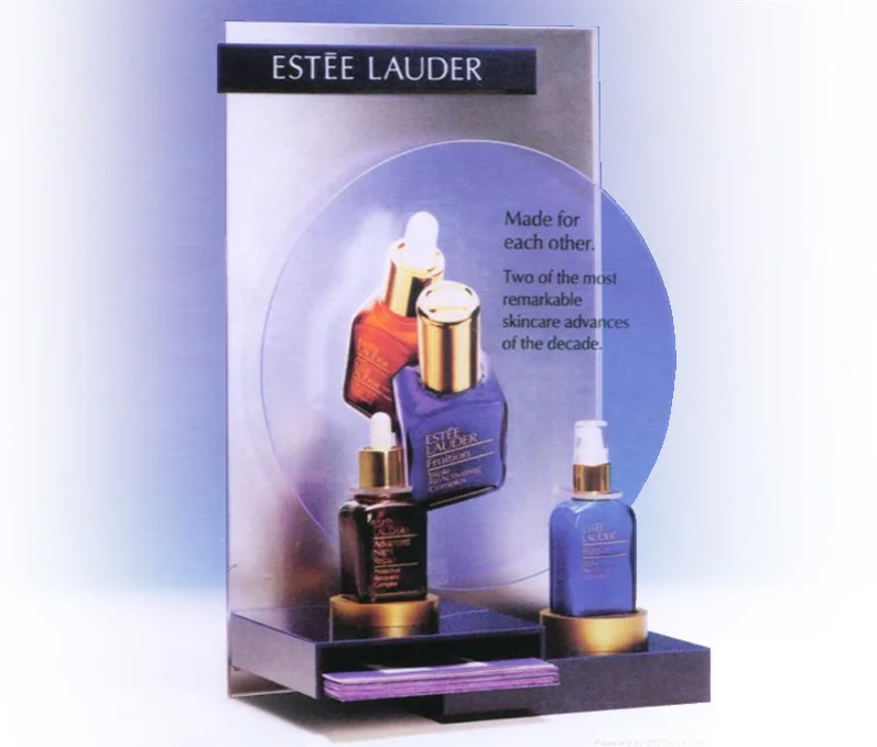 
cosmetic acrylic display stand table top acrylic makeup display 