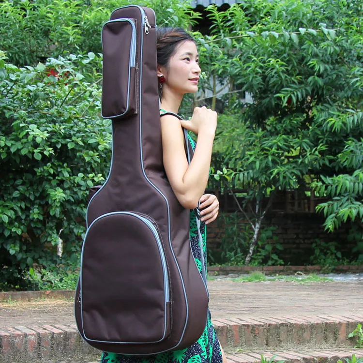 B41-B3 HEBIKUO Wholesale cheap price 210 Waterproof soft guitar bag