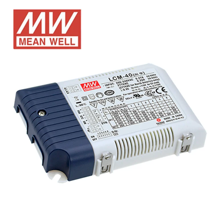 DALI interface 35W Multiple-Stage Constant Current Mode LED Driver LCM-40UDA